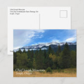 Chief Joseph Mountain, Oregon Postkarte (Vorne/Hinten)