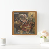 Chief Joseph Mutter Erde Zitat Wall Clock Quadratische Wanduhr (Zuhause)
