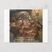 Chief Joseph & Nature Zitat - T-Shirts und Karten (Vorderseite)