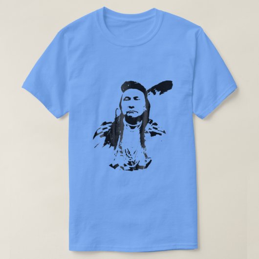 Chief Joseph Nez Perce Native Amerikanische Ureinw T-Shirt (Design vorne)