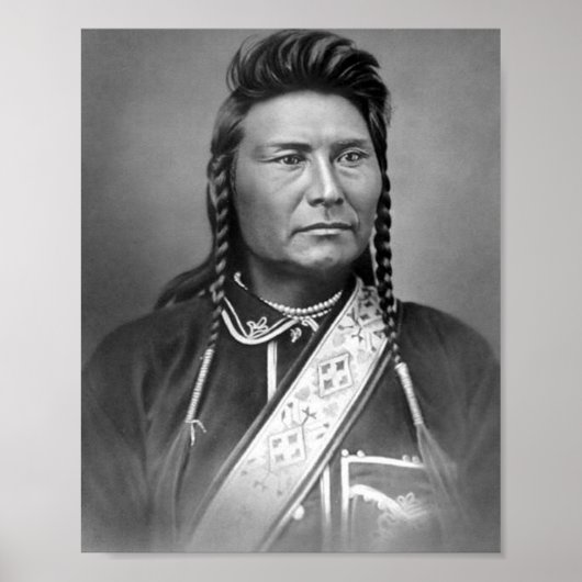 Chief Joseph Portrait 1880 Poster (Vorne)