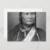 Chief Joseph Portrait 1880 Postkarte (Vorne/Hinten)