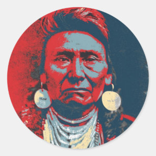 Chief Joseph Runder Aufkleber