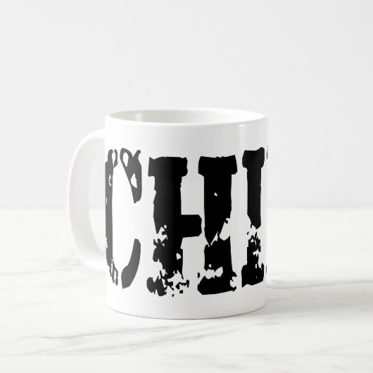 CHIEF KAFFEETASSE (Vorderseite Links)