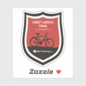 Chief Ladiga Trail Aufkleber (Blatt)