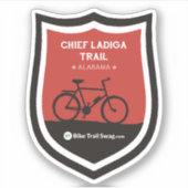 Chief Ladiga Trail Aufkleber (Vorderseite)