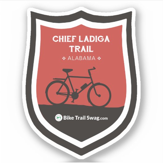 Chief Ladiga Trail Aufkleber (Vorderseite)