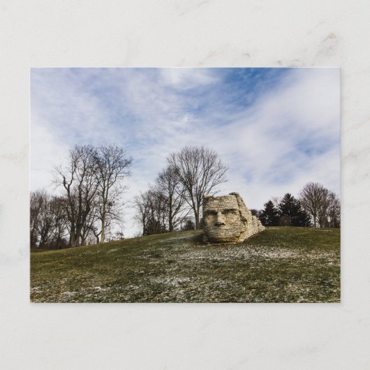 Chief Leatherlips, Scioto Park, Dublin, OH Postkarte (Vorderseite)