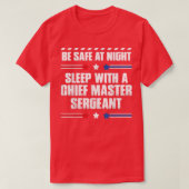 Chief Master Sergeant Be Safe at Night T-Shirt (Design vorne)