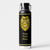 Chief Of Kitchen Police Badge Trinkflasche (Rückseite)
