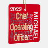 Chief Operating Officer COO Extraordinator CUSTOM Keramikornament (Rechts)