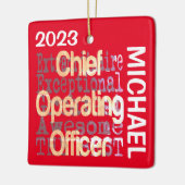 Chief Operating Officer COO Extraordinator CUSTOM Keramikornament (Links)
