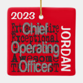 Chief Operating Officer Extraordinator CUSTOM Keramikornament (Rückseite)