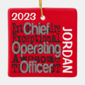 Chief Operating Officer Extraordinator CUSTOM Keramikornament (Vorderseite)