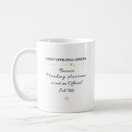 Chief Operating Officer Office Quote Kaffeetasse