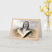 Chief Ouray (Ute) Colorado Indianer Karte (Gelbe Blume)