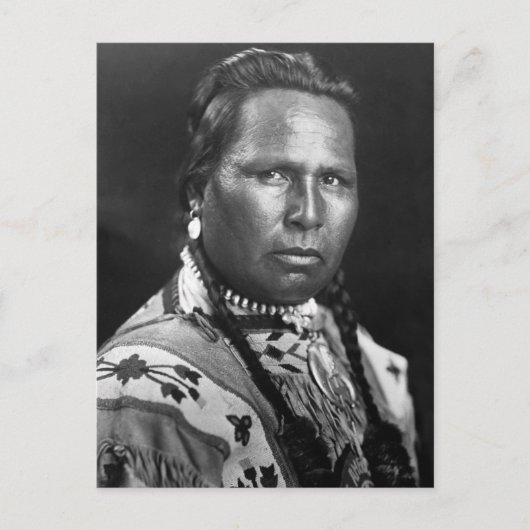 Chief Owen Heavy Breast, 1901 Postkarte (Vorderseite)