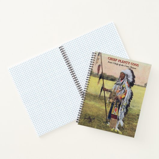 Chief Plenty Coos Notebook Notizblock (Innenseite)