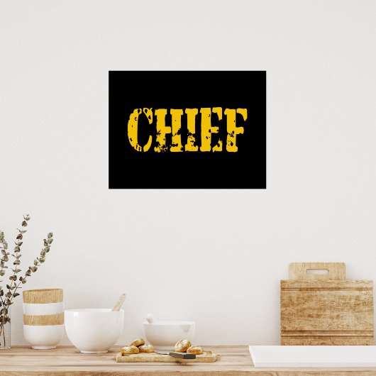 CHIEF POSTER (Küche)