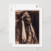Chief Raven Blanket - Nez Perce - Vintag Postkarte (Vorne/Hinten)