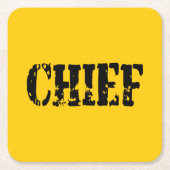 CHIEF RECHTECKIGER PAPPUNTERSETZER (Vorderseite)