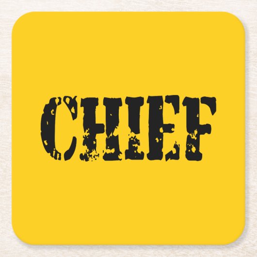 CHIEF RECHTECKIGER PAPPUNTERSETZER (Vorderseite)