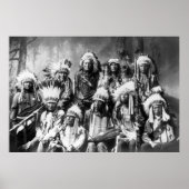 Chief Red Cloud mit anderen Chefs: 1899 Poster (Vorne)