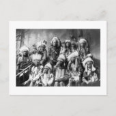 Chief Red Cloud & Other Chiefs, 1899 Postkarte (Vorderseite)