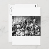 Chief Red Cloud & Other Chiefs, 1899 Postkarte (Vorne/Hinten)