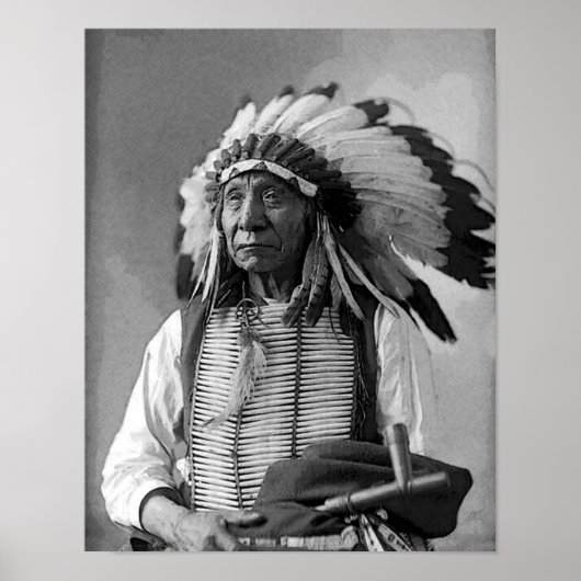 Chief Red Cloud Print Poster (Vorne)