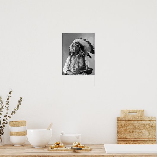 Chief Red Cloud Print Poster (Küche)
