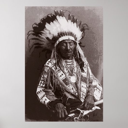 Chief Red Cloud Print Poster (Vorne)