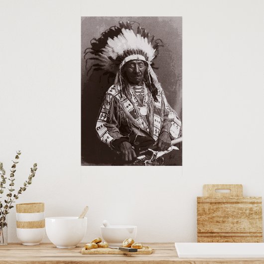 Chief Red Cloud Print Poster (Küche)