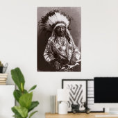 Chief Red Cloud Print Poster (Heimbüro)