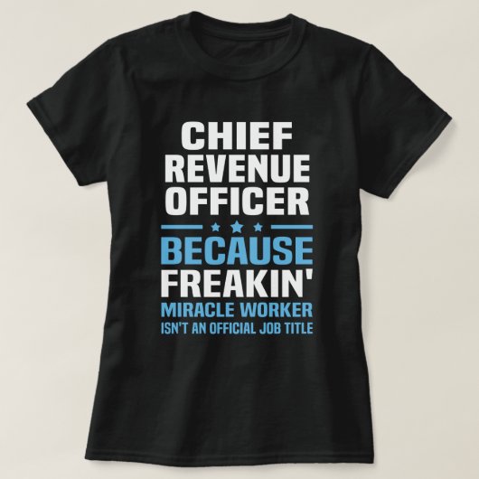 Chief Revenue Officer T-Shirt (Design vorne)