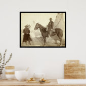 Chief Rocky Bear's Zuhause SD 1891 Poster (Küche)