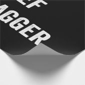 Chief Sandbagger Golf Meme Bjj Schach Sandbag Geschenkpapier (Ecke)