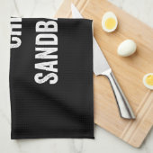 Chief Sandbagger Golf Meme Bjj Schach Sandbag Geschirrtuch (Viertel Falte)