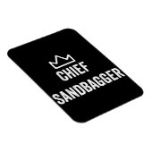 Chief Sandbagger Golf Meme Bjj Schach Sandbag Magnet (Rechte Seite)