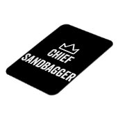 Chief Sandbagger Golf Meme Bjj Schach Sandbag Magnet (Linke Seite)