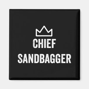 Chief Sandbagger Golf Meme Bjj Schach Sandbag Magnet