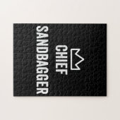 Chief Sandbagger Golf Meme Bjj Schach Sandbag Puzzle (Horizontal)