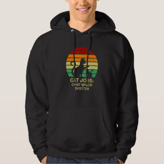 Chief Spider Spotter   Cat   Humor Kitten Cat Mom Hoodie