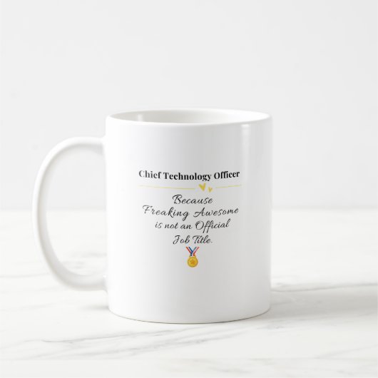 Chief Technology Officer Kaffeetasse (Links)