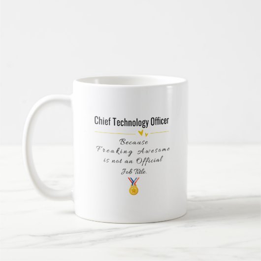 Chief Technology Officer Kaffeetasse (Links)