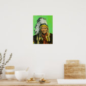 Chief Washakie Portrait Poster (Küche)