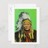 Chief Washakie Portrait Postkarte (Vorne/Hinten)