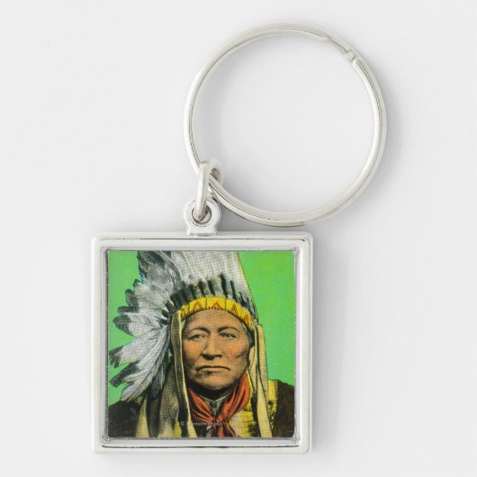 Chief Washakie Portrait Schlüsselanhänger (Vorne)