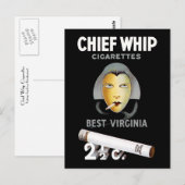 Chief Whip Zigaretten Postkarte (Vorne/Hinten)