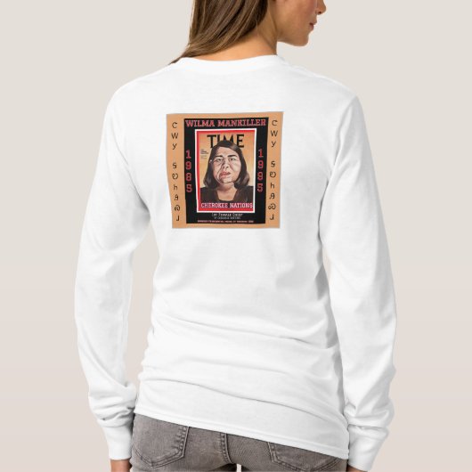 Chief Wilma Mankiller T-Shirt (Rückseite)